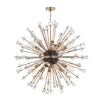 Liberty 12-Light Chandelier in Aged Brass 46L x 46W x 46H