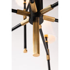 Bowery 15-Light Chandelier in Aged Old Bronze 48L x 48W x 40H
