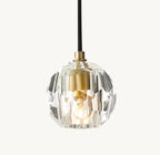 Boule De Cristal Clear Glass Cord Pendant