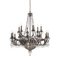 Vanderbilt 44'' Hand Cut Crystal English Bronze Chandelier Bronze 44"W x 51"H x 44"D