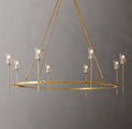 Torche De Verre Round Chandelier 58"