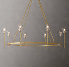 Torche De Verre Round Chandelier 58"