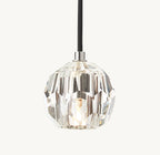 Boule De Cristal Clear Glass Cord Pendant