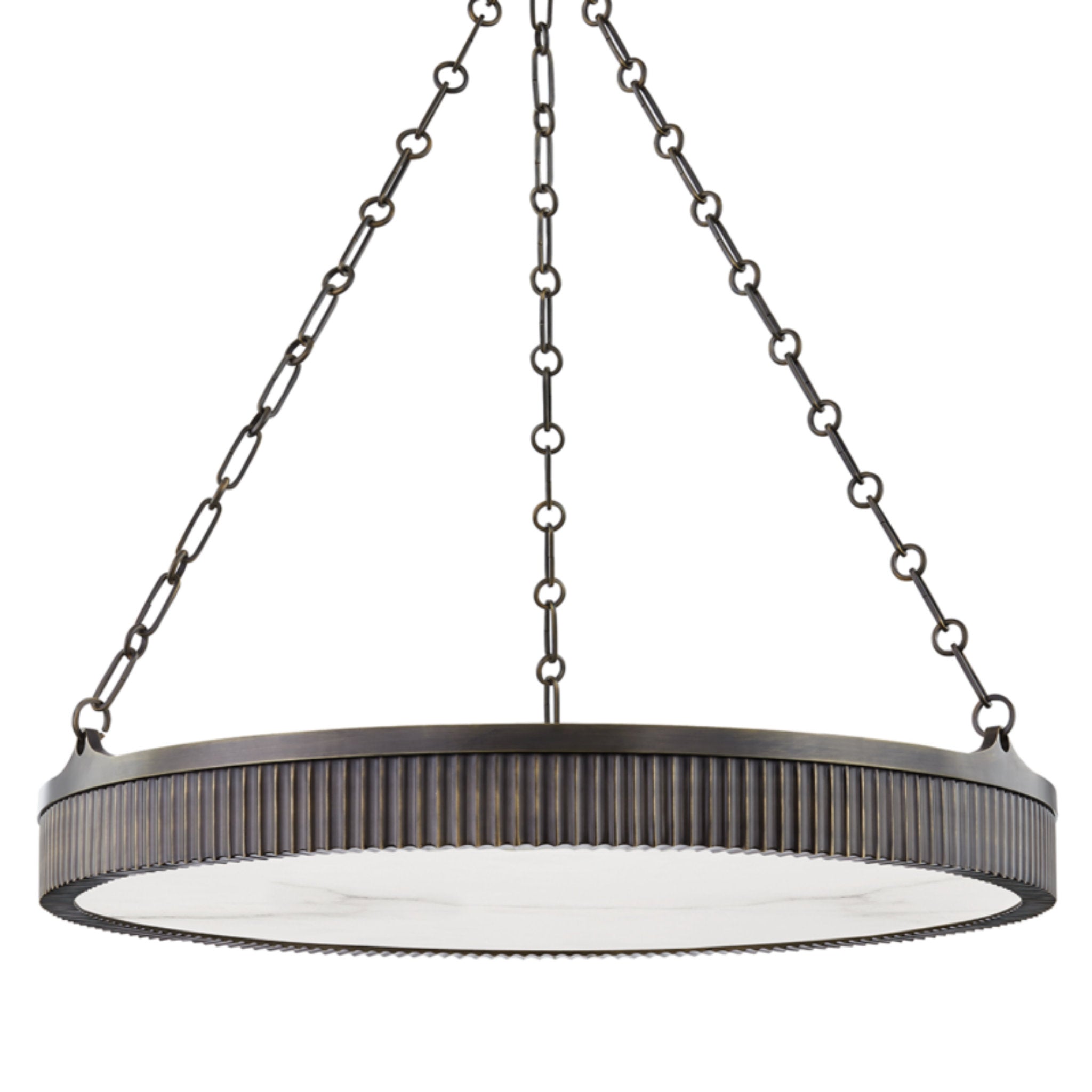 Lynden 8-Light Chandelier in Distressed Bronze 30L x 30W x 4.25H