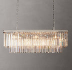 1920s Odeon Rectangular Chandelier 40"