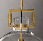 Machinist Glass Globe Pendant