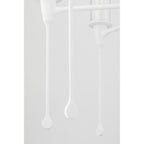 Chisel 8-Light Chandelier in Black Iron 31.75L x 31.75W x 20.25H