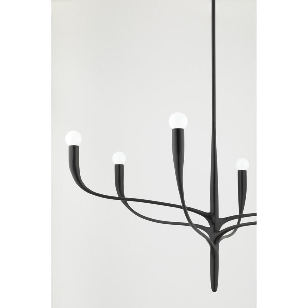Labra 12-Light Chandelier in Aged Iron 52.25L x 52.25W x 26.5H