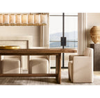Harlow Calcite Rectangular Chandelier 74"