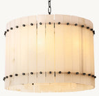 San Marco Alabaster Round Chandelier 22"