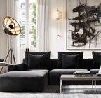 Vela Round Bar Sconce - Round Shade