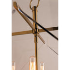 Travis 8-Light Chandelier in Polished Nickel 24L x 24W x 32H