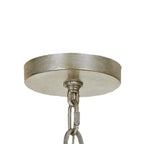 Luna 60'' Antique Silver Chandelier Silver 60"W x 70"H x 60"D