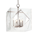 Travis 8-Light Chandelier in Polished Nickel 20L x 20W x 26.5H