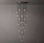 Pearl Round Chandelier 48"