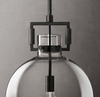 Machinist Glass Globe Pendant