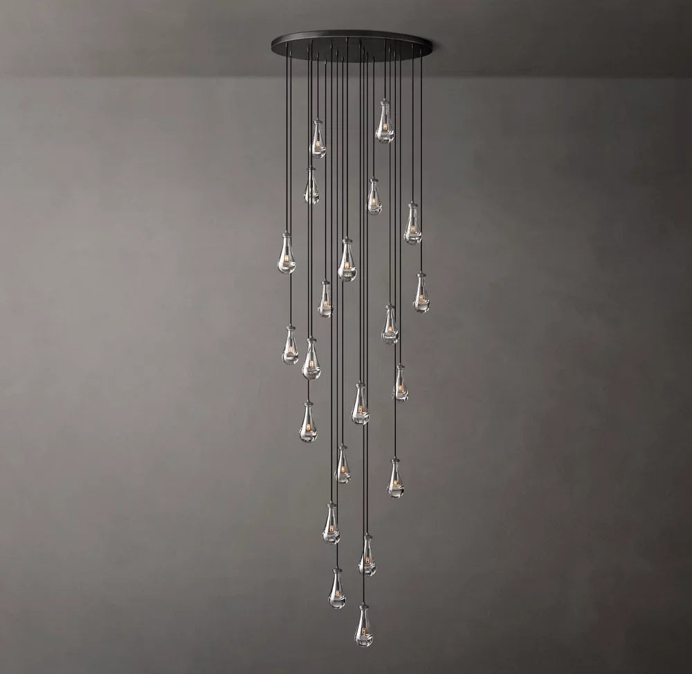 Rain Round Chandelier 47"