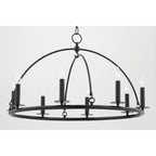 Howell 20-Light Chandelier in Aged Iron 47L x 47W x 42.25H