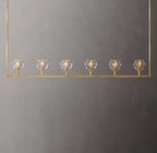 Boule De Cristal Clear Glass Linear Chandelier 60"
