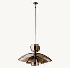 Blom Amber Glass Cloche Grand Pendant