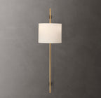 Vela Round Bar Sconce - Round Shade