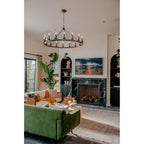 Allendale 16-Light Chandelier in Aged Old Bronze 58L x 58W x 27.25H
