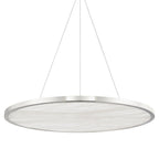 Eastport 1-Light Chandelier in Polished Nickel 36L x 36W x 1.75H