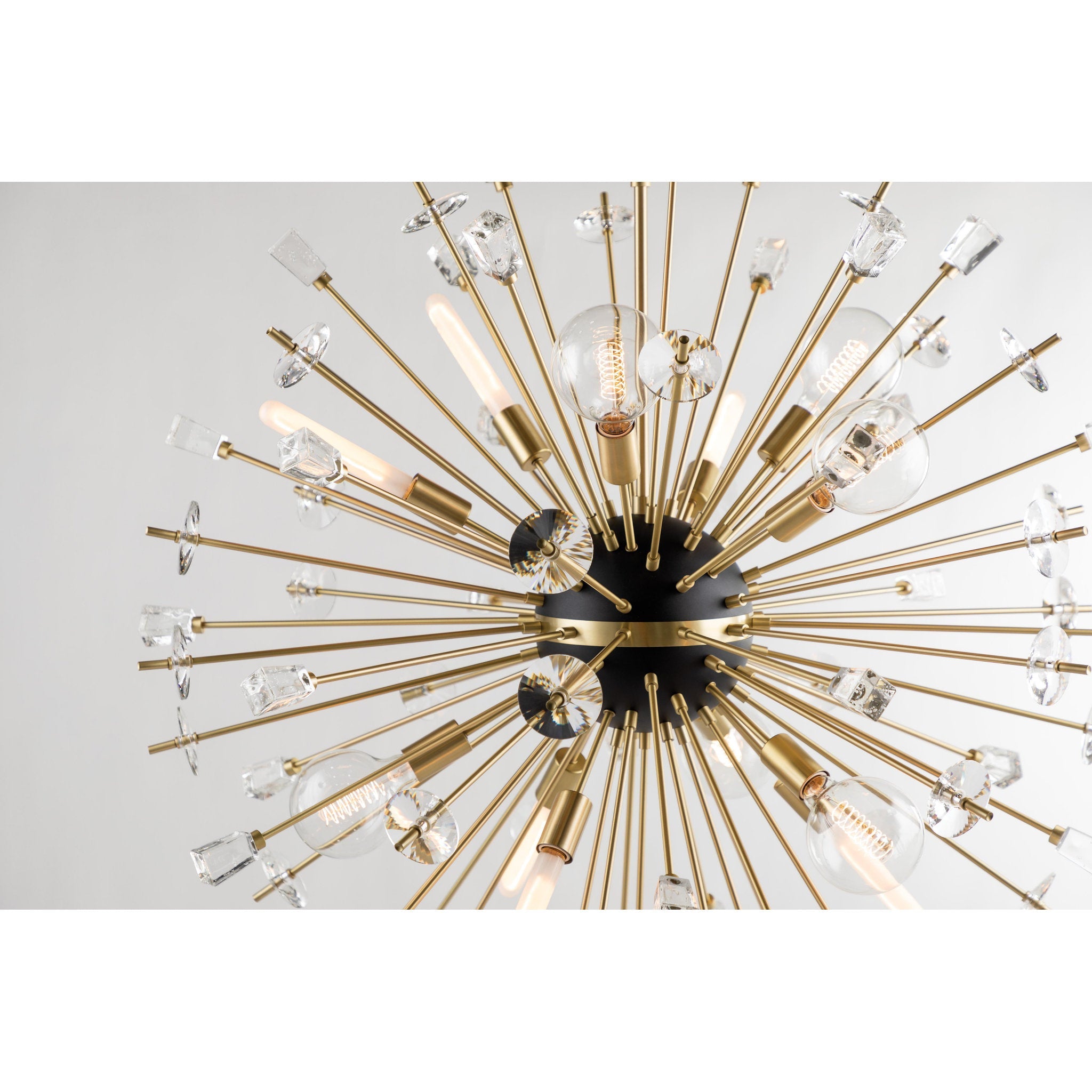 Liberty 6-Light Chandelier in Aged Brass 32L x 32W x 32H