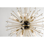 Liberty 18-Light Chandelier in Aged Brass 60L x 60W x 60H