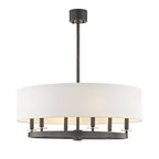 Durham 6-Light Chandelier in Aged Old Bronze 30.75L x 30.75W x 12H