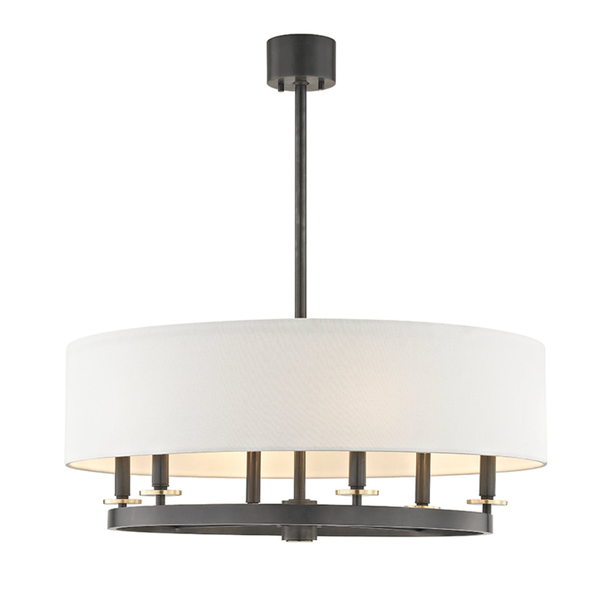 Durham 6-Light Chandelier in Aged Old Bronze 30.75L x 30.75W x 12H