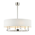 Durham 6-Light Chandelier in Polished Nickel 30.75L x 30.75W x 12H