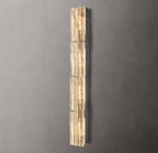 Lattice Clear Glass Grand Sconce