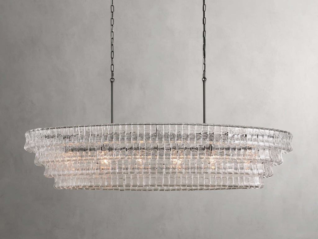 Ghiaccio Oval Chandelier