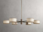 Daphne 48" Round Chandelier in Ecru