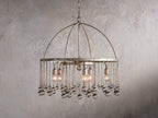 Aubrey Round Chandelier in Silver