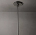 Ravelle Milk Glass Pendant 8"