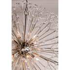 Dunkirk 16-Light Chandelier in Polished Nickel 40L x 40W x 40H