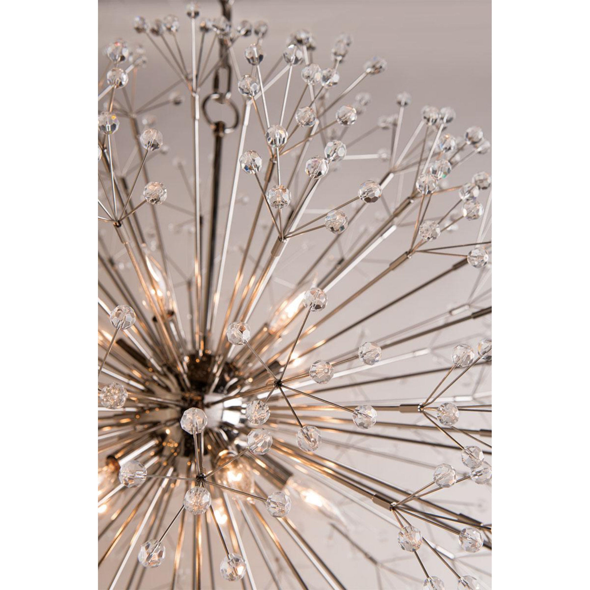 Dunkirk 16-Light Chandelier in Polished Nickel 40L x 40W x 40H
