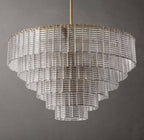 Sirene Clear Glass Round Chandelier 41"