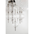 Calypso 6-Light Chandelier in Polished Nickel 27.25L x 27.25W x 25H