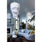 Tyrell 16-Light Chandelier in Polished Nickel 31L x 31W x 49H
