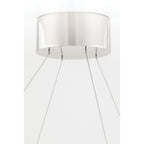 Tribeca 0-Light Chandelier in Burnished Nickel/Black Combo 32.75L x 32.75W x 5H