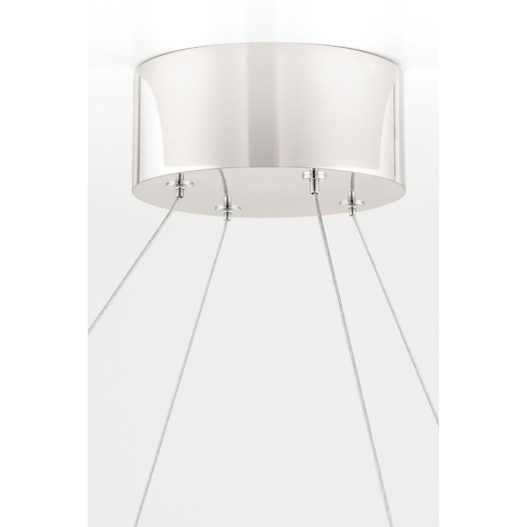 Tribeca 0-Light Chandelier in Aged Brass/Black 32.75L x 32.75W x 5H