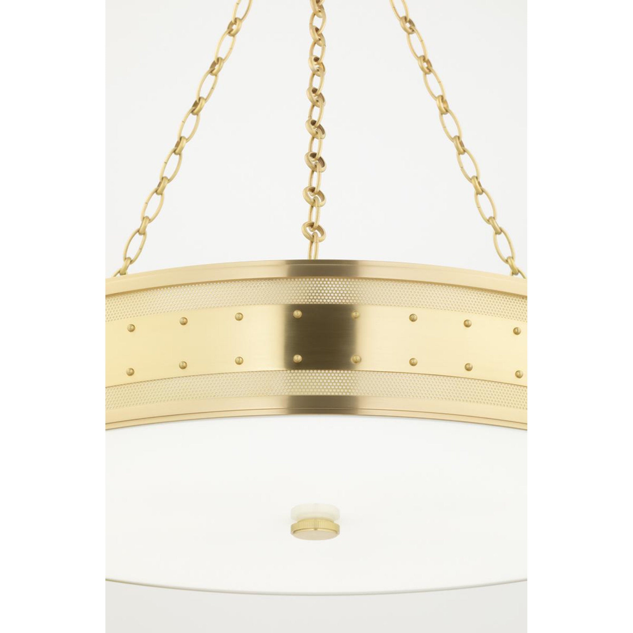 Gaines 6-Light Chandelier in Historic Nickel 30L x 30W x 7H