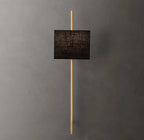 Vela Octagonal Bar Sconce - Rectangular Shade