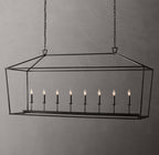 19th C. English Openwork Rectangular Chandelier 72"