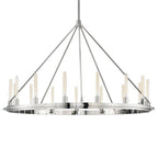 Chambers 15-Light Chandelier in Polished Nickel 58.25L x 58.25W x 38.25H