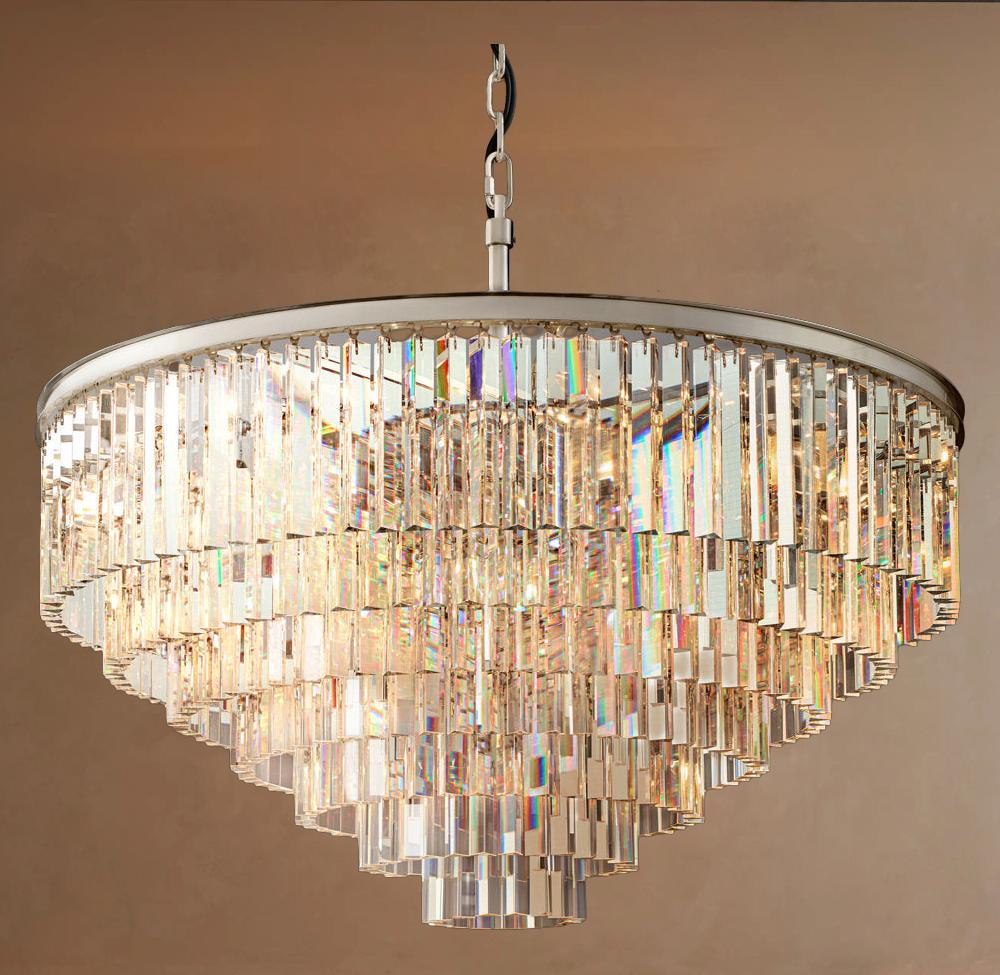 Nostalgic Odeon Circular Chandelier 44"