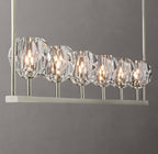 Boule De Cristal Clear Glass Linear Chandelier 60"